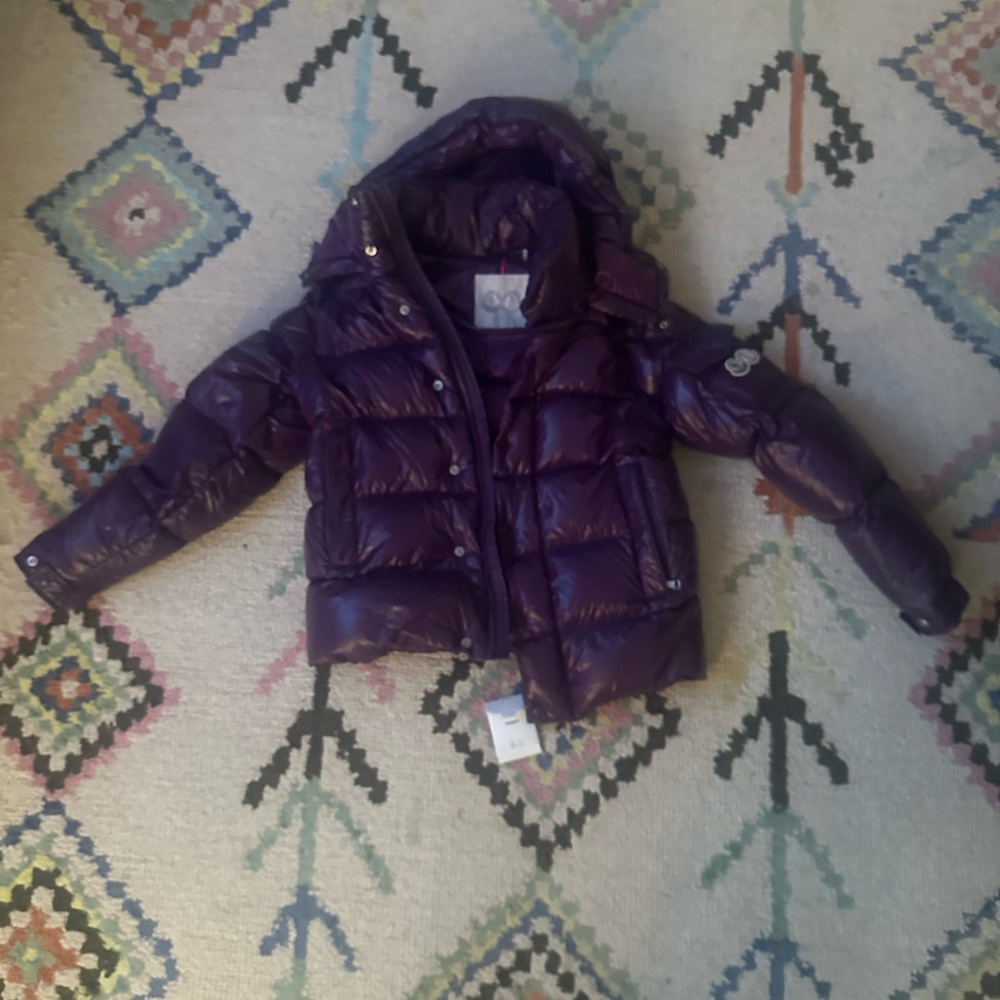 Moncler Deep Purple Puffer Jacket